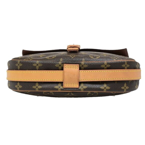 LOUIS VUITTON Jeune Fille GM Shoulder Bag Monogram Leather Brown - Picture 6 of 15